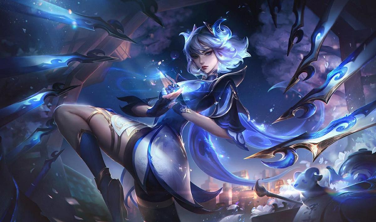 Irelia de porcelaine