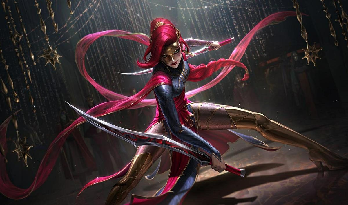 Katarina mascarada de la Rosa Negra de prestigio