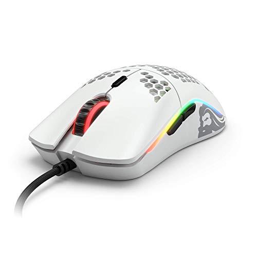 Glorious Model O- (Minus) Gaming Mouse, Matte White (RENEWED)