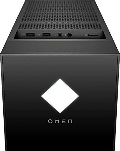 HP OMEN 30L Gaming Desktop Gamer Tower, AMD 8-Core Ryzen 7 5800X Up to 4.7 GHz Beat 10th i7-10700F,RTX 3060 Ti (32GB DDR4 RAM | 1TB PCIe SSD 2TB HDD) VR Ready 750W PSU Liquid Cooling WIN10P 32GB HDD