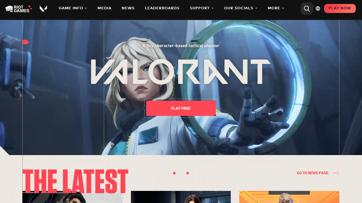 Valorant Website